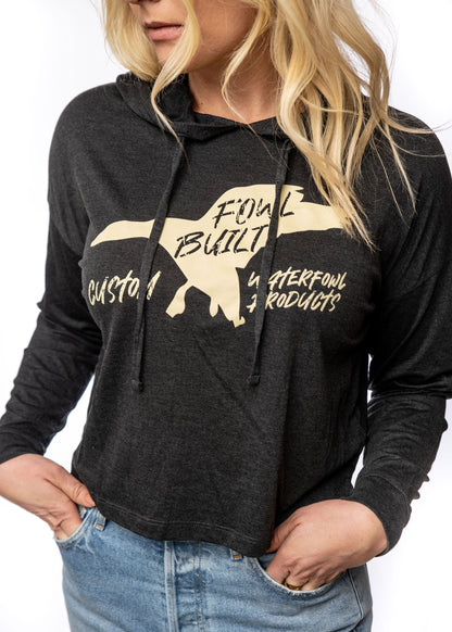 Women's Fowl Built LS Logo Hooded Tees